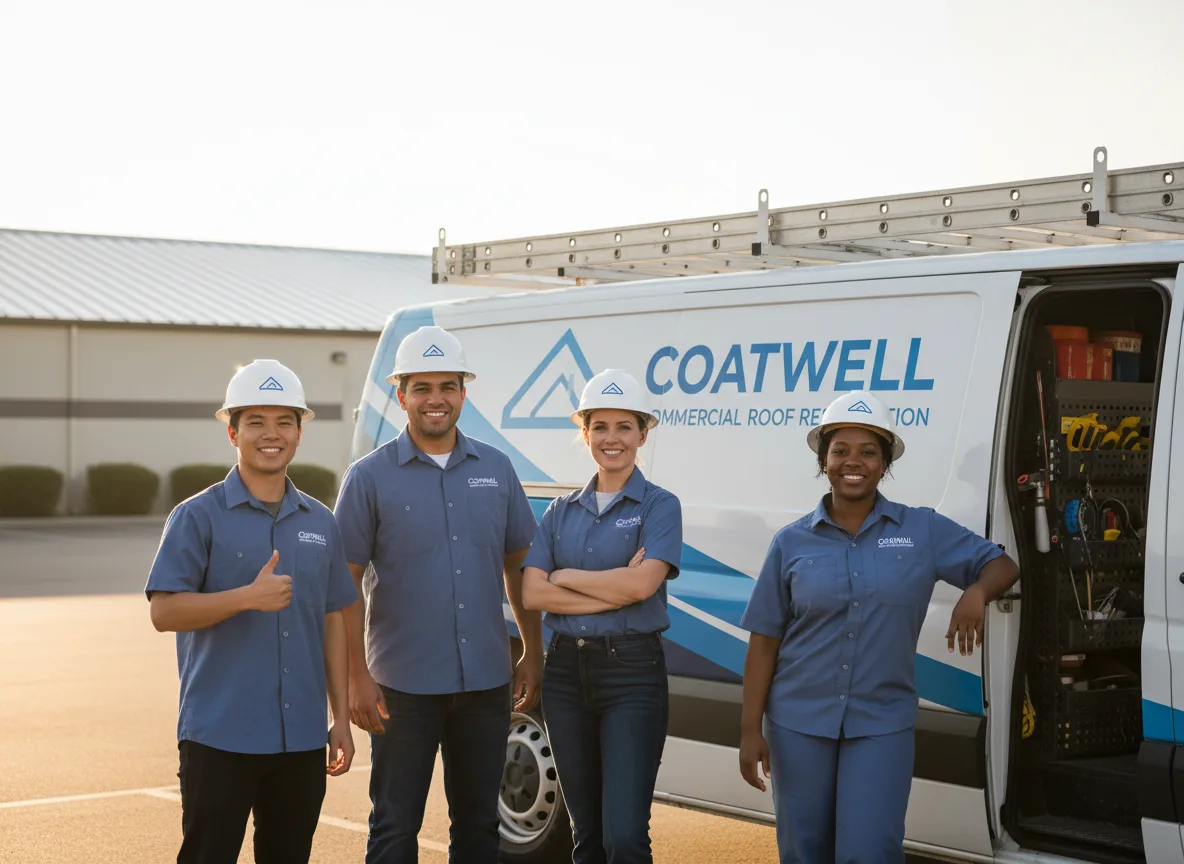 Commercial roof coating company in Comer, GA